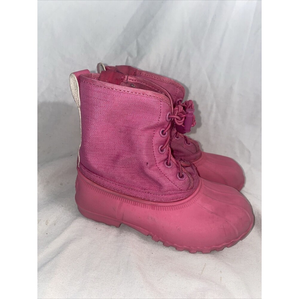 Native Jimmy Rain Snow Boots Pink Winter Waterproof 9? Lace